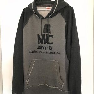 - Grey J.America Large MC JOHN G Men's Hoodie
